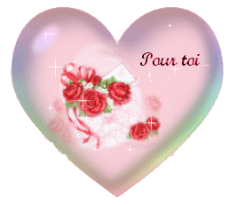 Gif animé coeur pour toi